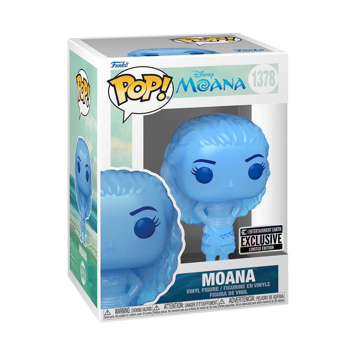 Moana Translucent Funko Pop! Vinyl Figure #1378 - Entertainment Earth Exclusive - Hyperdrive Collector Zone