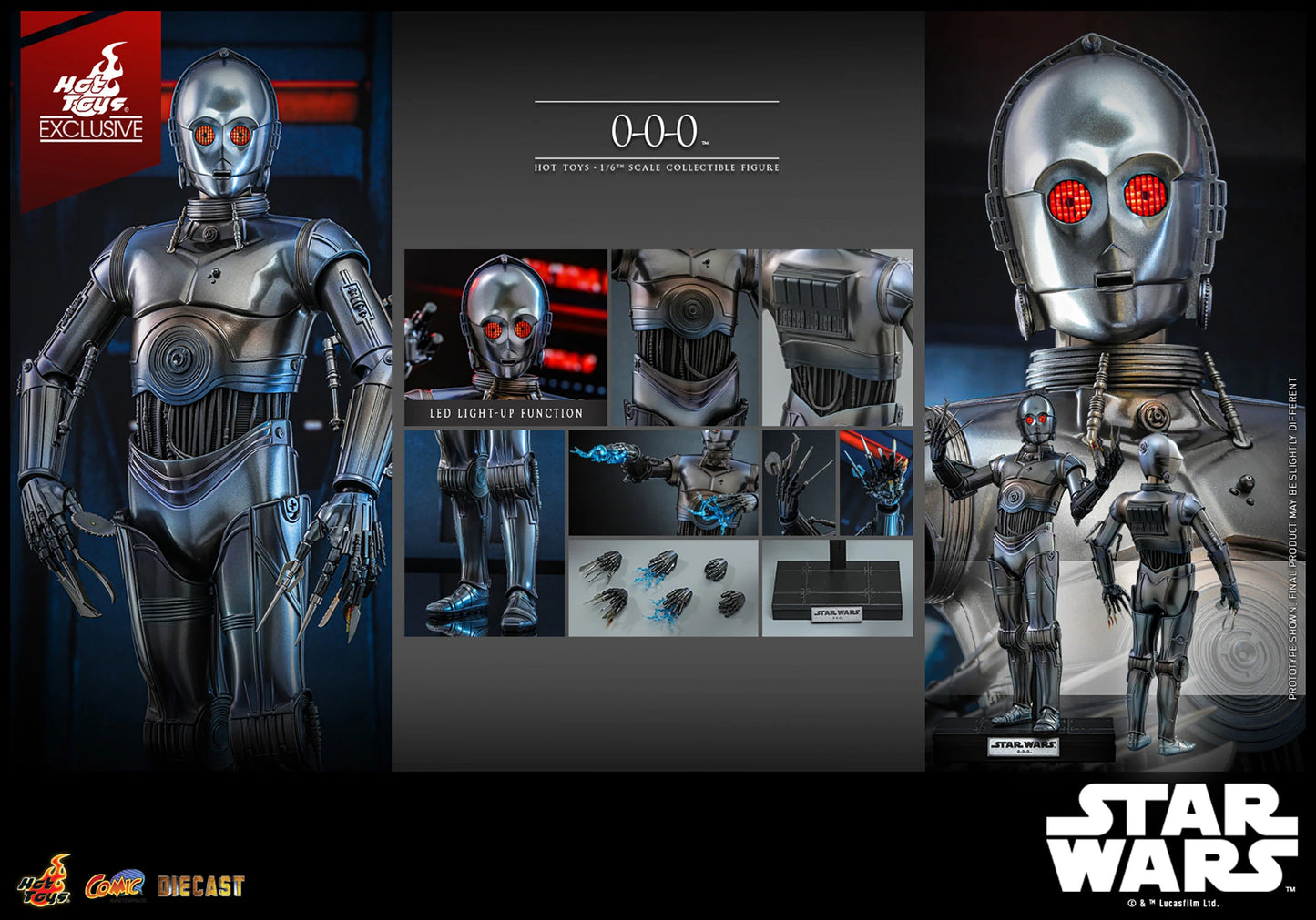 Star Wars 0-0-0 Sixth Scale Figure (Triple Zero)