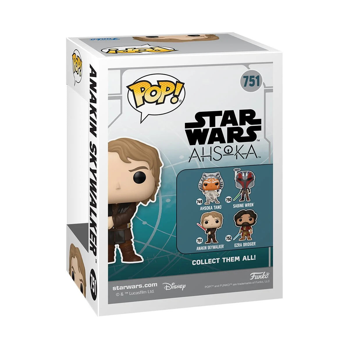 Star Wars: Ahsoka Series 3 Anakin Skywalker with Red Lightsaber Funko Pop! Vinyl Figure Funko