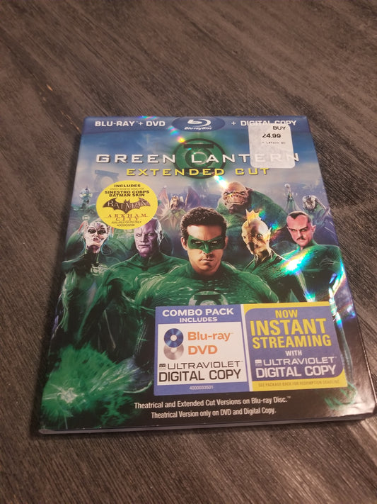 DC Green Lantern Extended Cut Blu-ray DVD