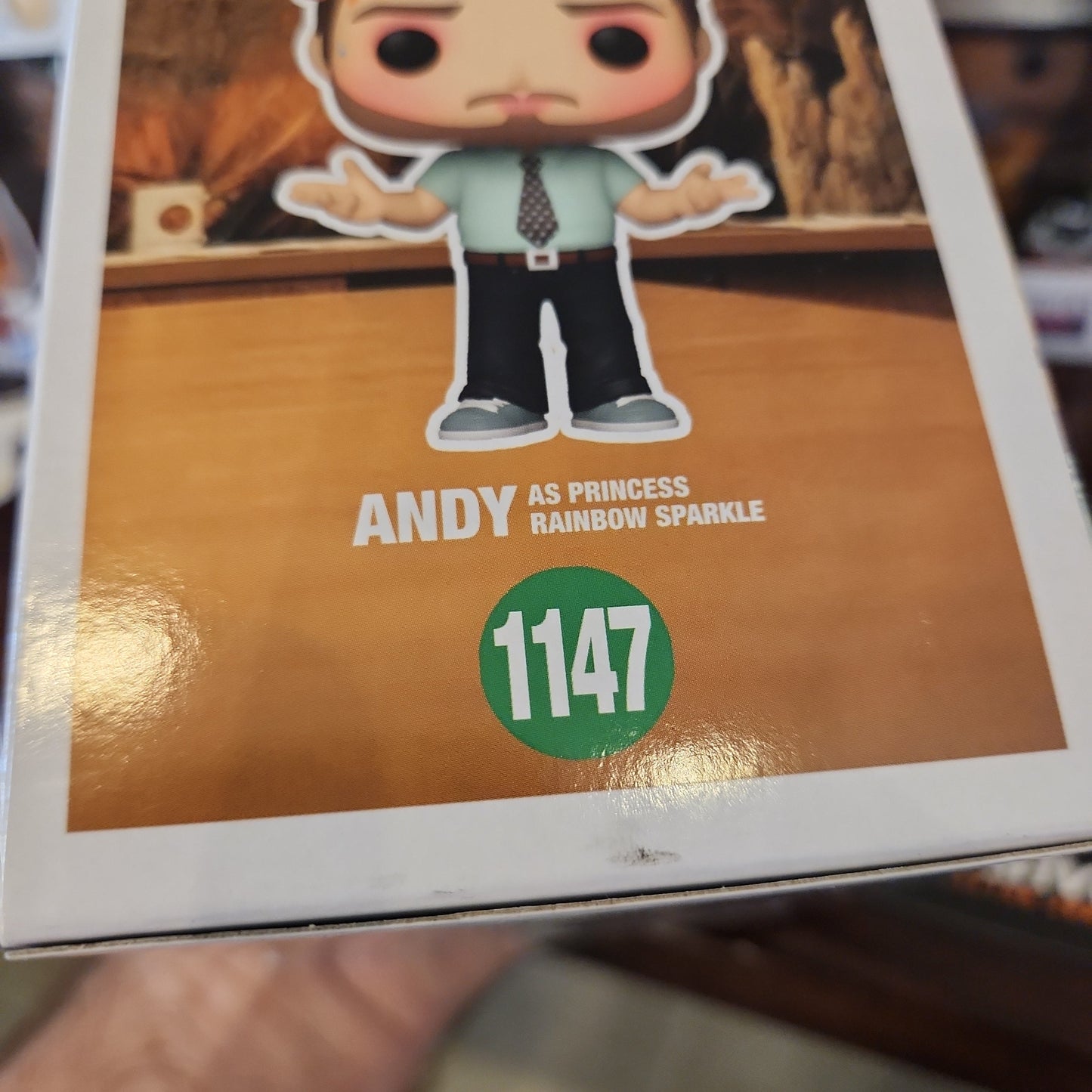 Parks and Recreation Andy as Princess Rainbow Sparkle Funko Pop! Vinyl Figure #1147 Funko