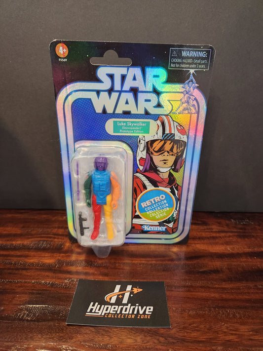 Star Wars: Retro Collection Luke Skywalker Snowspeeder  (Prototype Edition) - Purple Helmet Hasbro