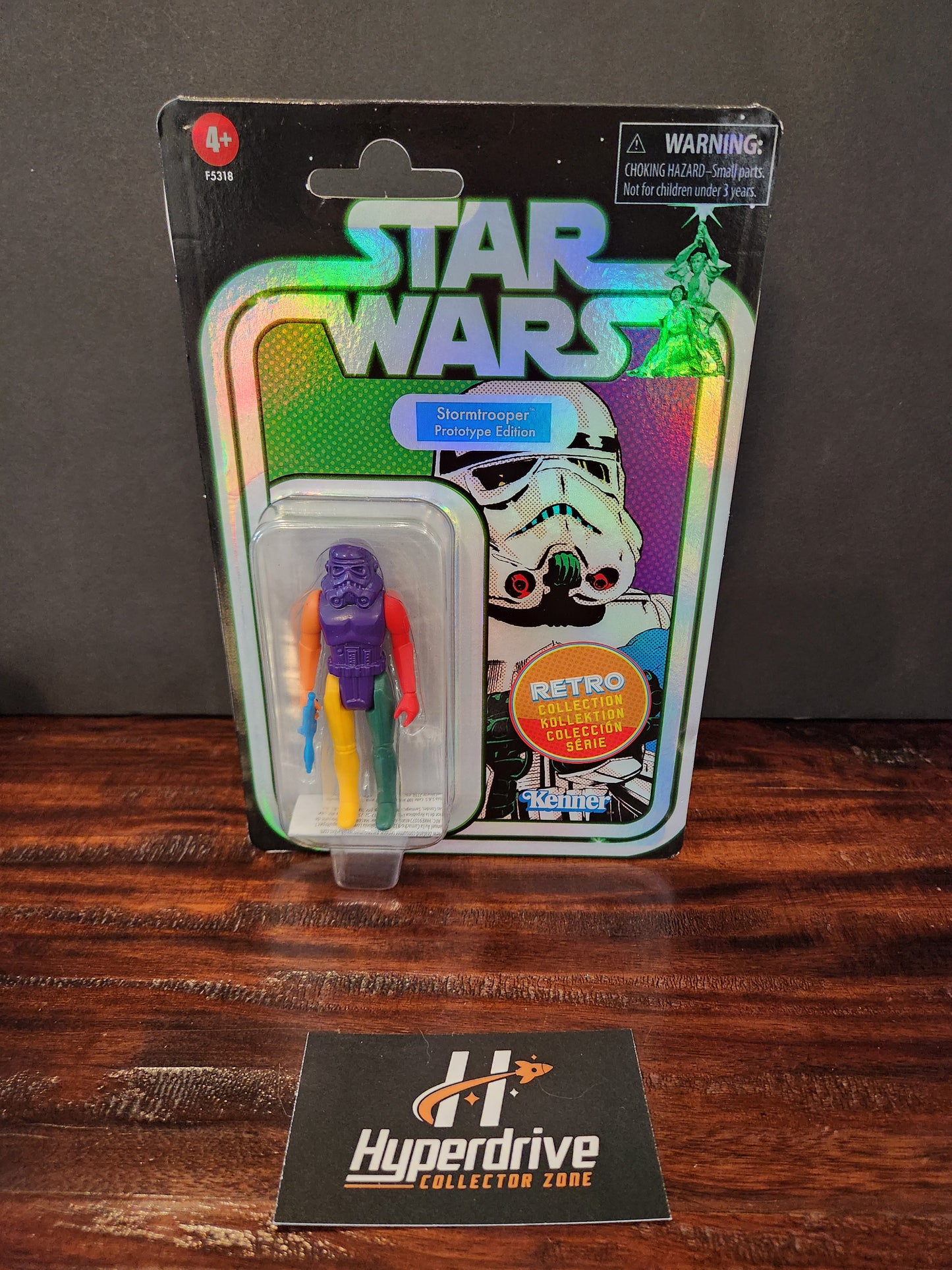 Star Wars: Retro Collection Stormtrooper (Prototype Edition) - Purple Helmet Hasbro