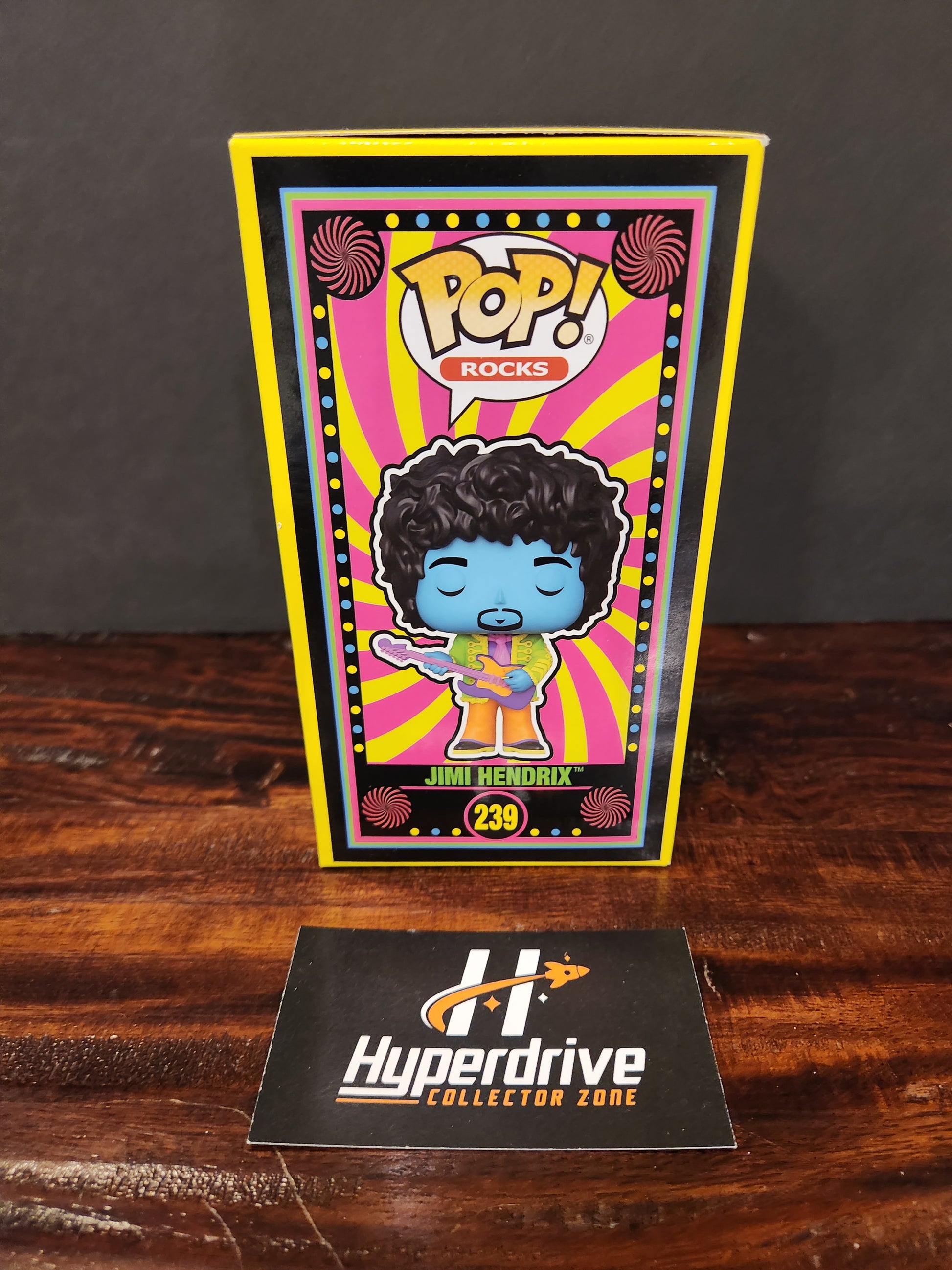 Rocks Jimi Hendrix Funko PoP! Vinyl Figure Blacklight Exclusive Funko