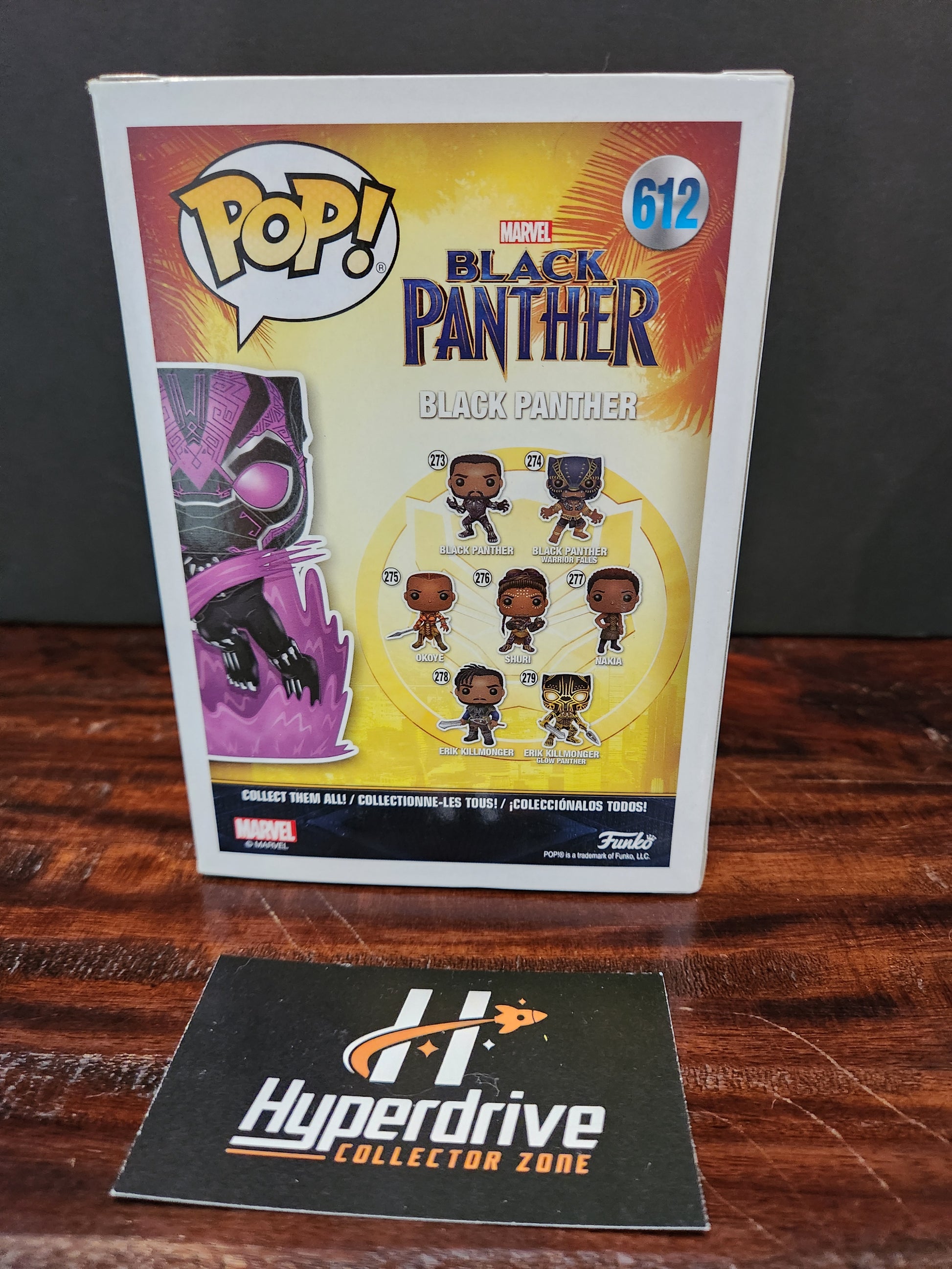 Marvel Black Panther Funko PoP! Vinyl Figure Glow in the Dark Exclusive Funko