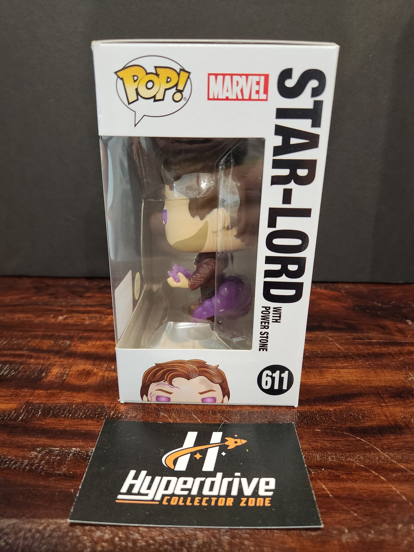 Marvel Guardians of the Galaxy Star-Lord with Power Stone Funko PoP! Vinyl Figure Glow in the Dark Exclusive Funko