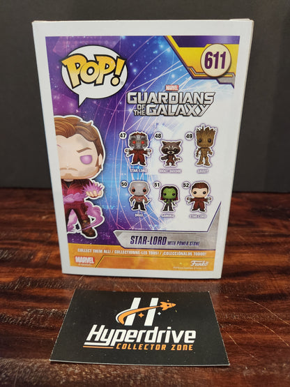 Marvel Guardians of the Galaxy Star-Lord with Power Stone Funko PoP! Vinyl Figure Glow in the Dark Exclusive Funko