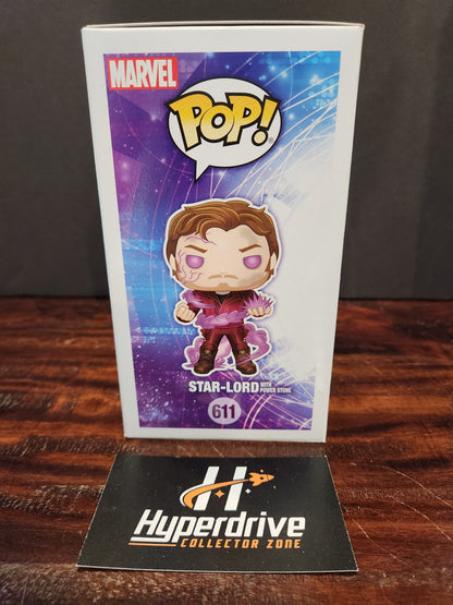 Marvel Guardians of the Galaxy Star-Lord with Power Stone Funko PoP! Vinyl Figure Glow in the Dark Exclusive Funko