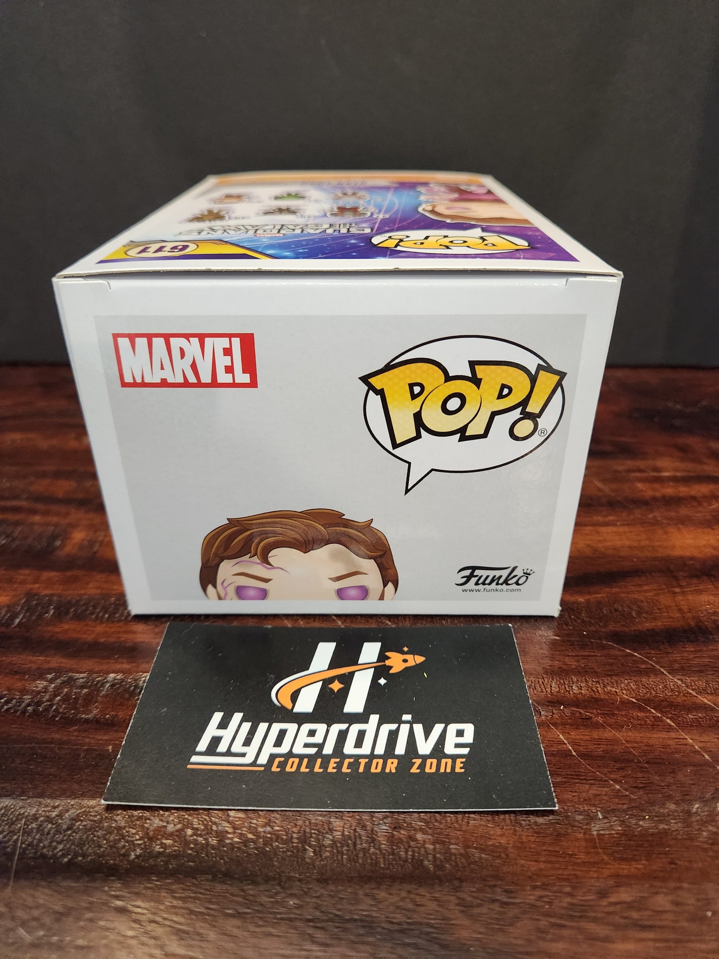 Marvel Guardians of the Galaxy Star-Lord with Power Stone Funko PoP! Vinyl Figure Glow in the Dark Exclusive Funko