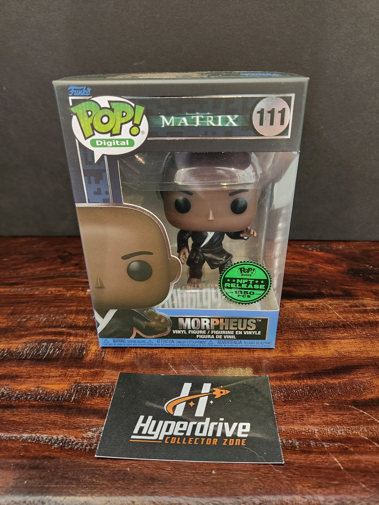 The Matrix Morpheus Exclusive NFT Release Funko PoP! Vinyl Figure Funko