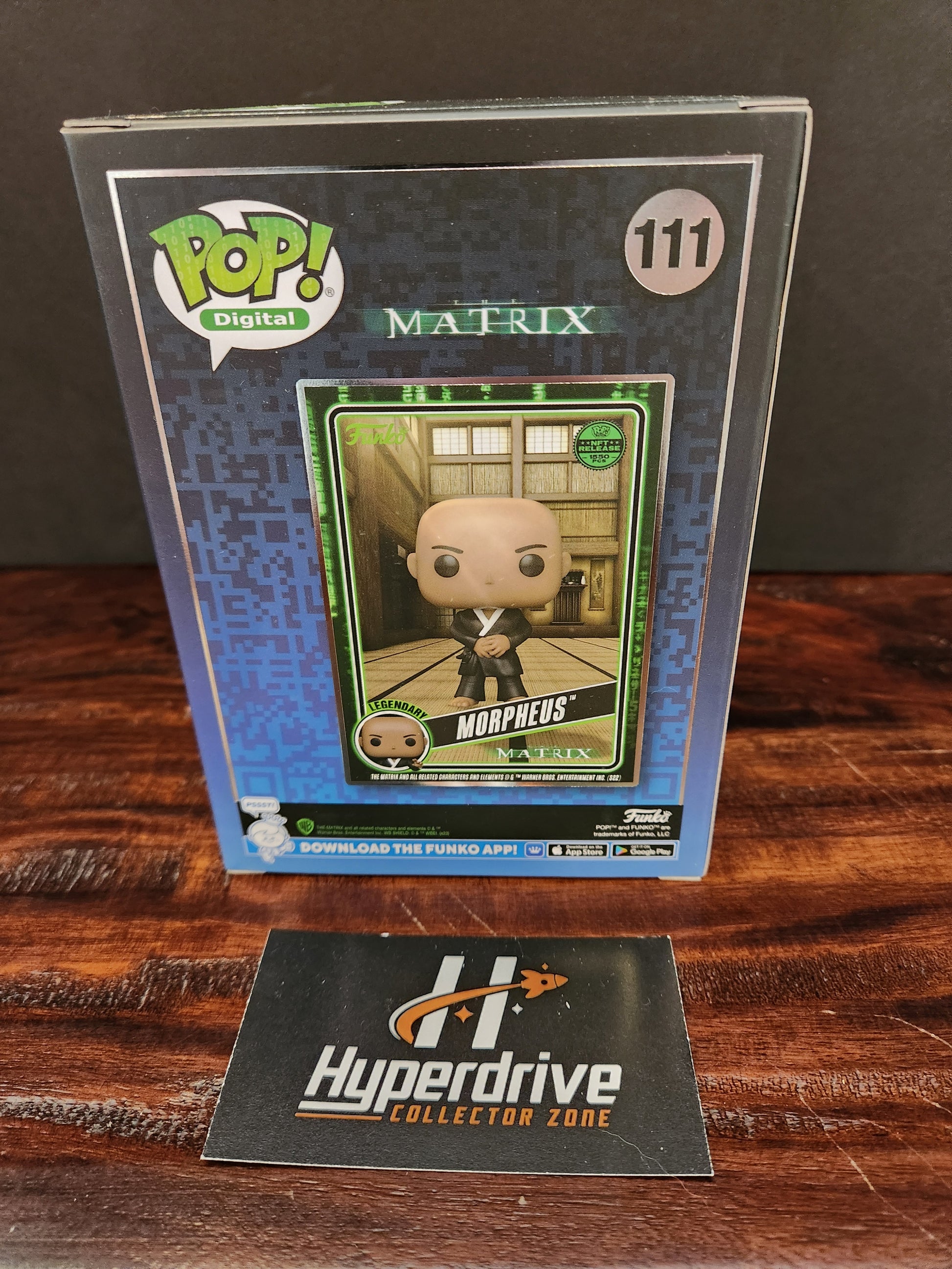 The Matrix Morpheus Exclusive NFT Release Funko PoP! Vinyl Figure Funko