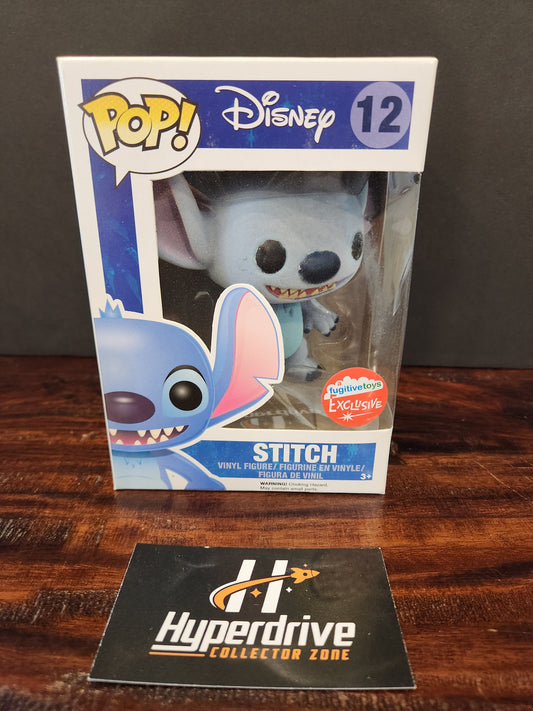 Disney Stitch Flocked Funko PoP! Vinyl Figure Exclusive Funko