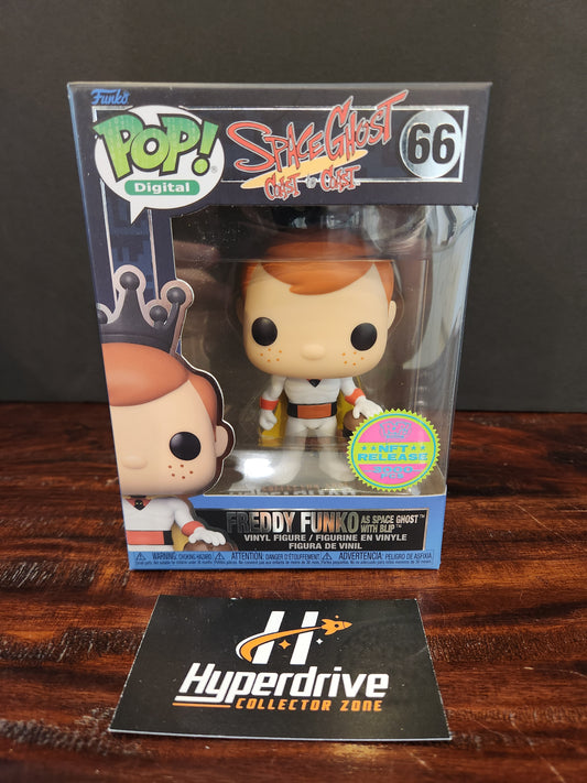 Hannah Barbara Freddy Funko as Space Ghost with Blip Funko PoP! Vinyl Figure NFT Release Exclusive Funko