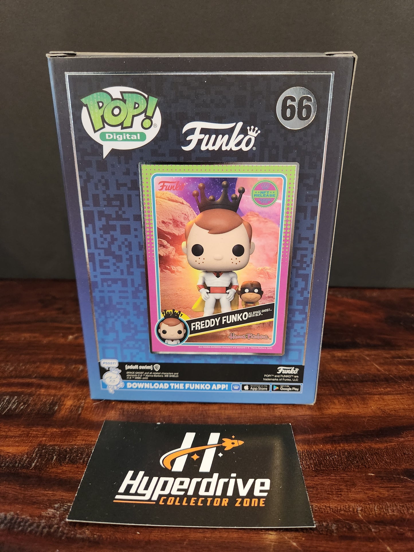 Hannah Barbara Freddy Funko as Space Ghost with Blip Funko PoP! Vinyl Figure NFT Release Exclusive Funko