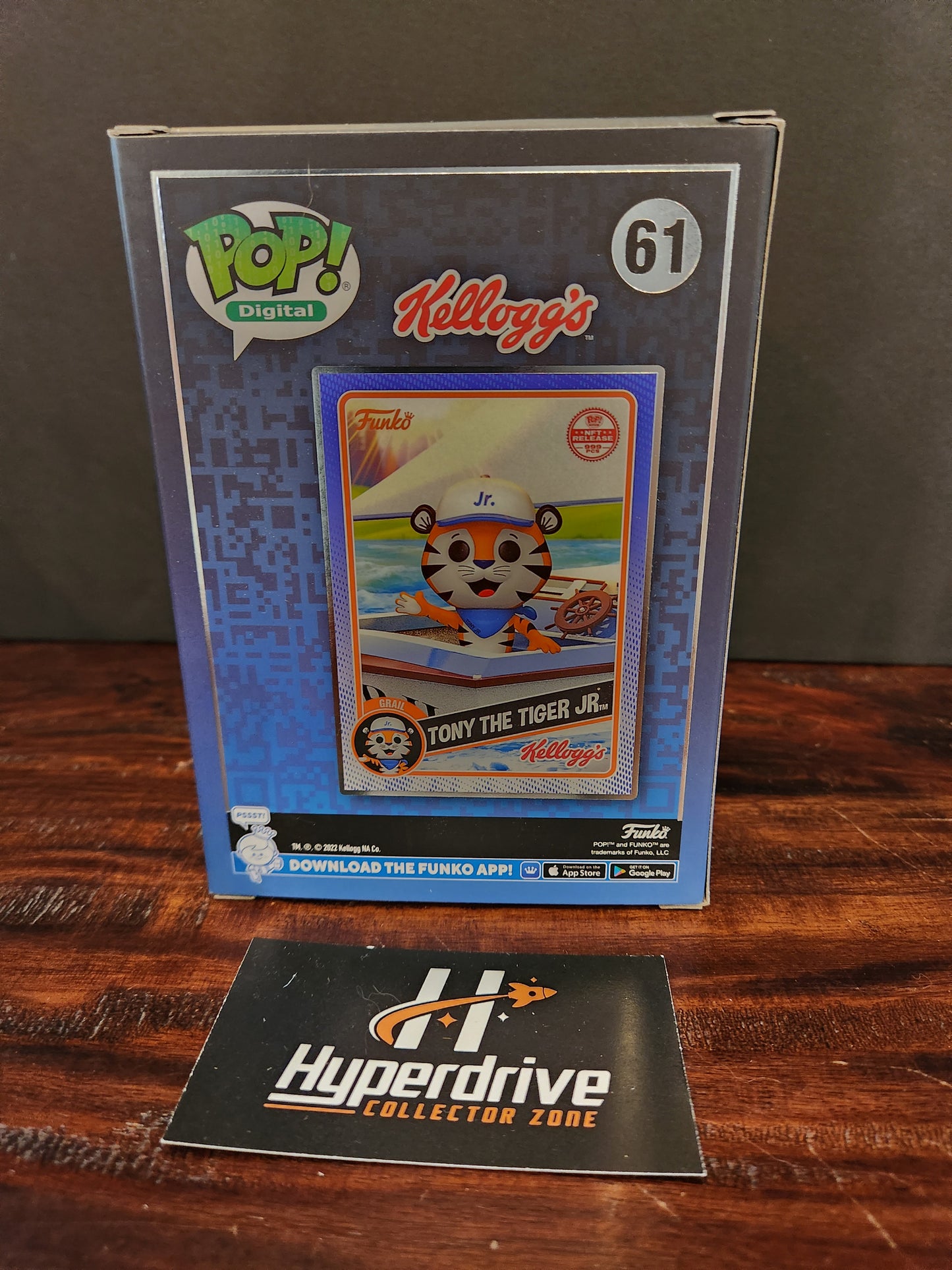 Ad Icons Kellogg's Tony the Tiger Jr. Funko PoP! Vinyl Figure GRAIL NFT Release Exclusive Funko