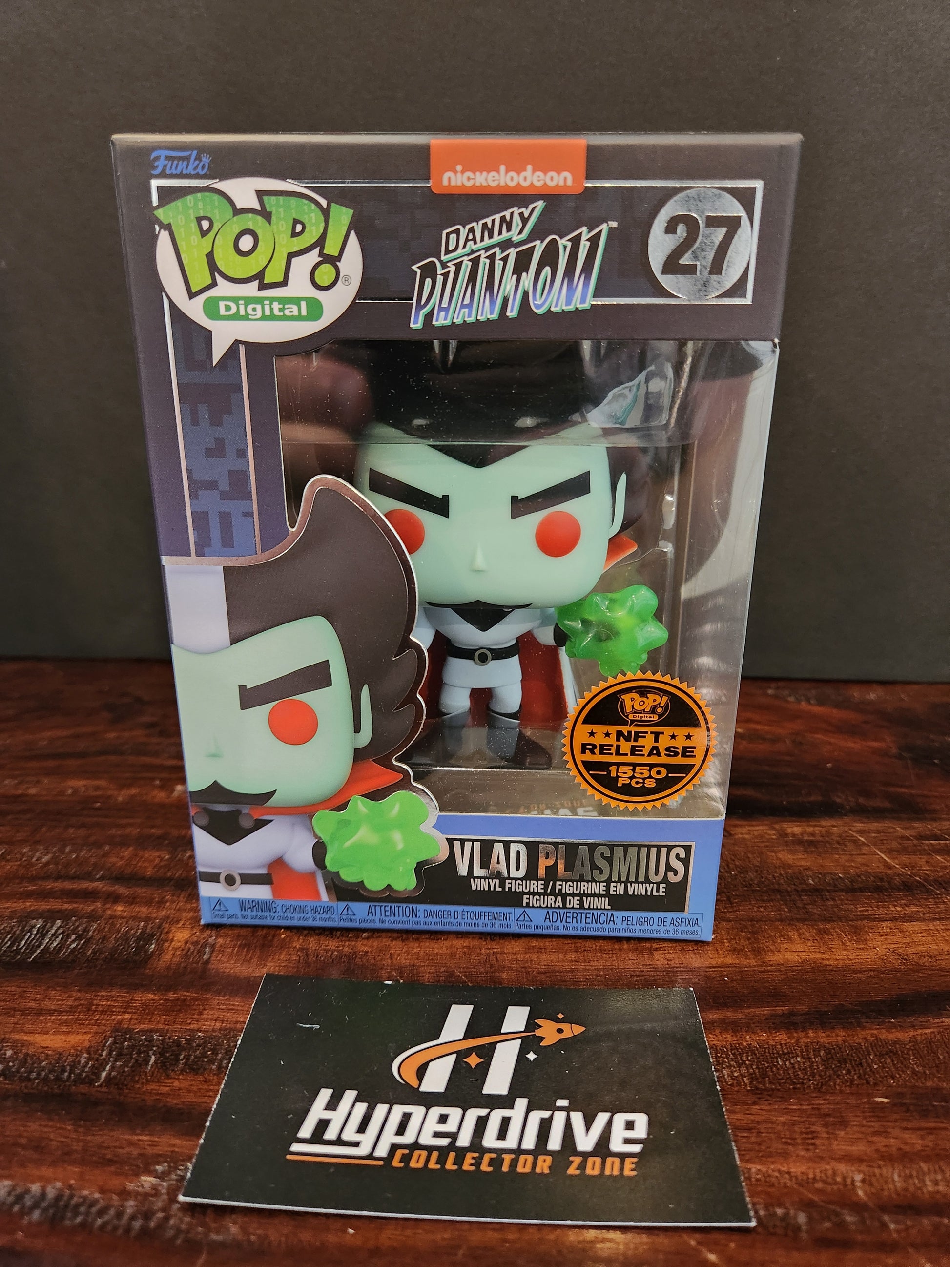 Nickelodeon Danny Phantom Vlad Plasmius Funko PoP! Vinyl Figure NFT Release Exclusive Funko