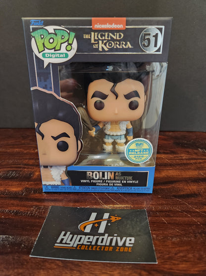 Nickelodeon The Legend of Korra Bolin as Nuktuk Funko PoP! Vinyl Figure NFT Release Exclusive Funko