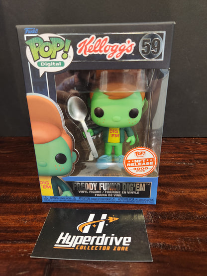 Kellogg's Freddy Funko Dig 'Em Funko PoP! Vinyl Figure NFT Release Exclusive Funko