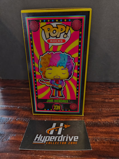 Jimi Hendrix Blacklight Funko PoP! Vinyl Figure NYCC / Festival of Fun Exclusive Funko