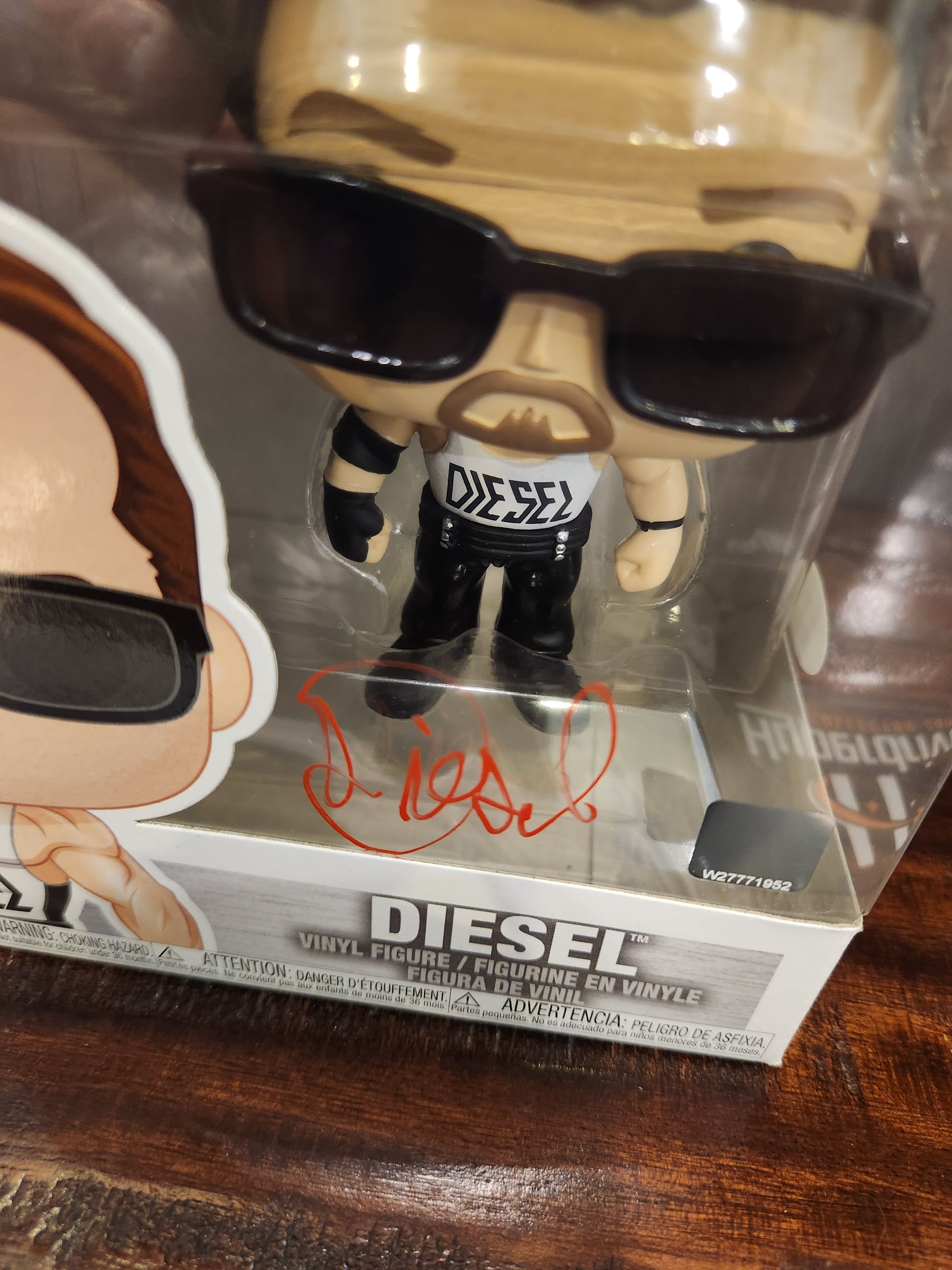 WWE Diesel Funko PoP! Vinyl Figure SIGNED w/ JSA Funko