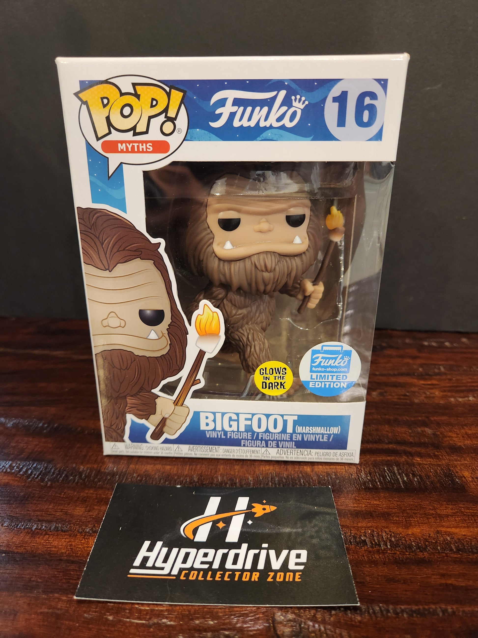 Myths Bigfoot (Marshmallow) Glow in the Dark Exclusive Funko PoP! Vinyl Figure Funko