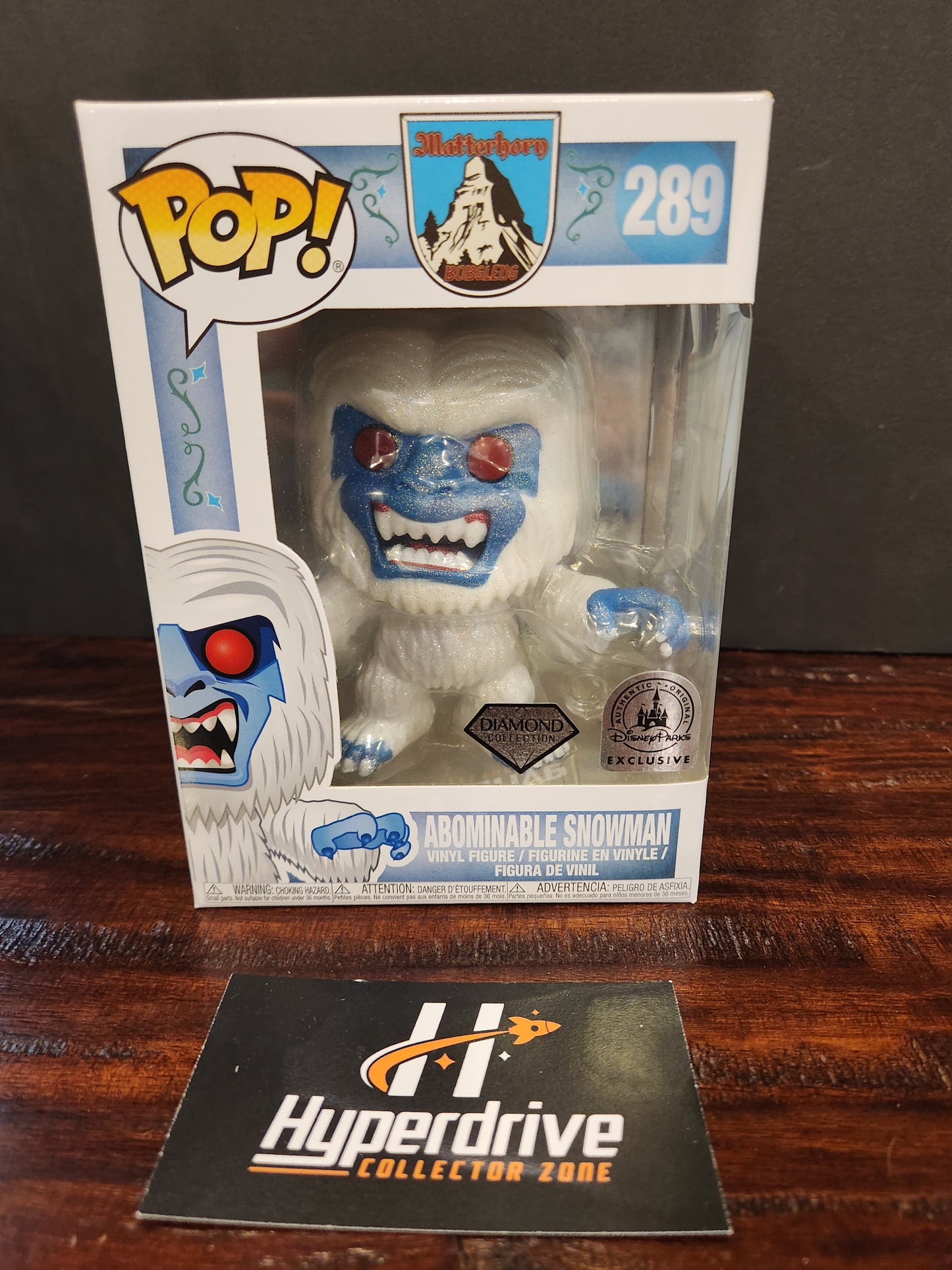 Disney Parks Abominable Snowman Diamond Exclusive Funko PoP Funko