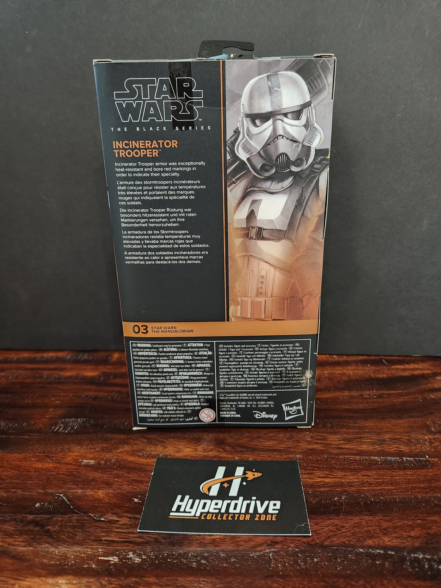 Star Wars: The Black Series The Mandalorian Incinerator Trooper Hasbro