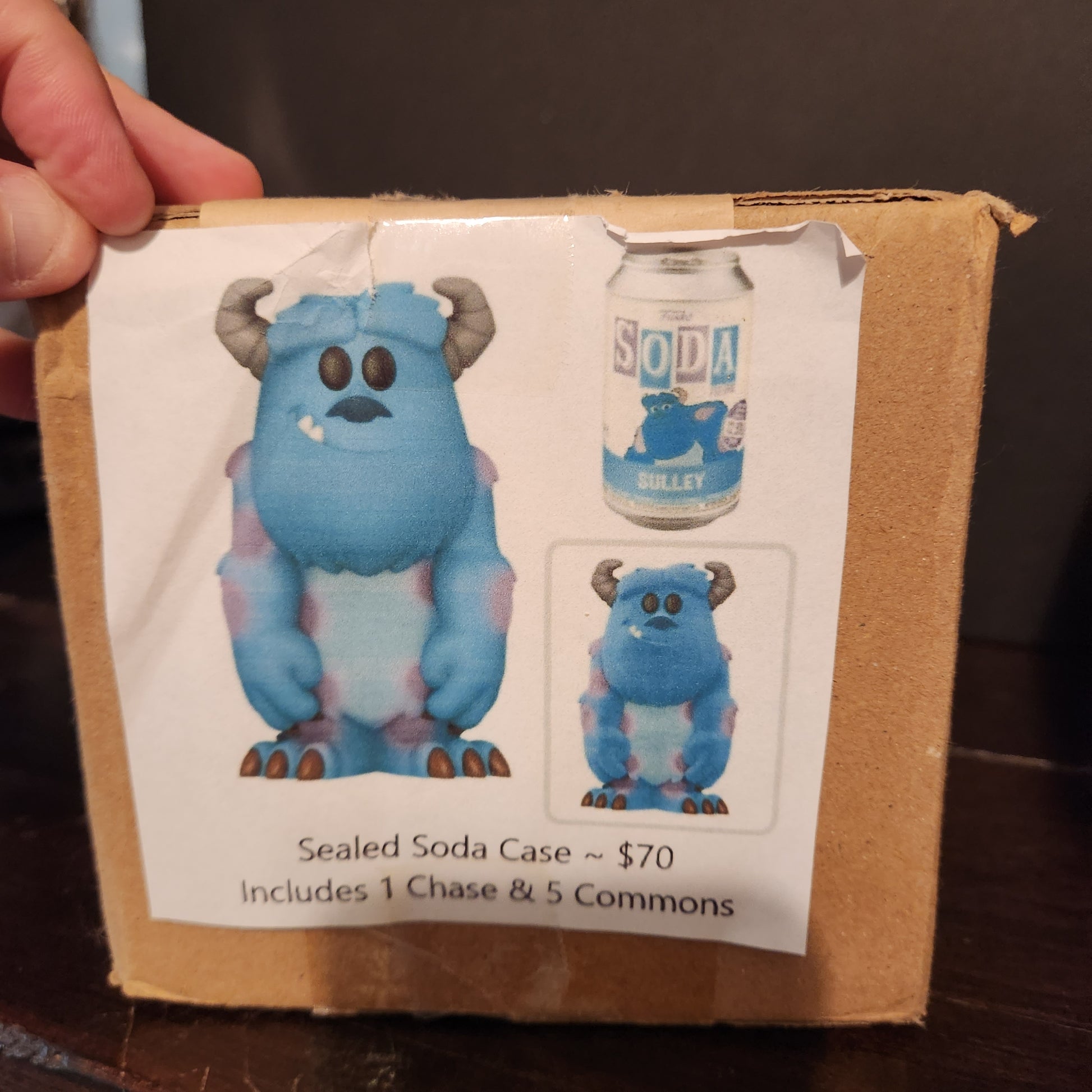 Disney's Monster's Inc. Sulley Funko Soda SEALED CASE of 6 - CHASE Funko