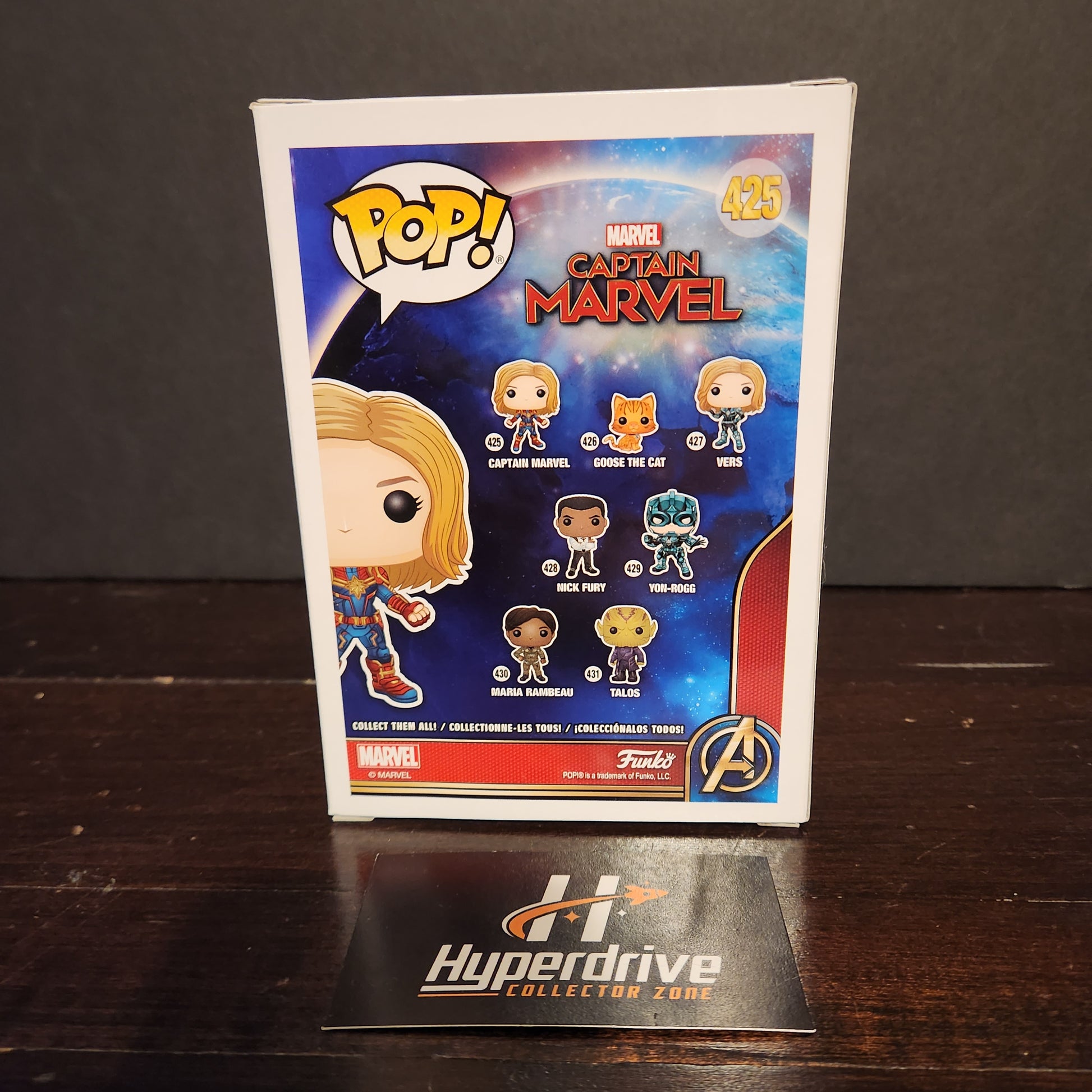 Marvel Captain Marvel CHASE Funko PoP Vinyl Figure #425 Funko