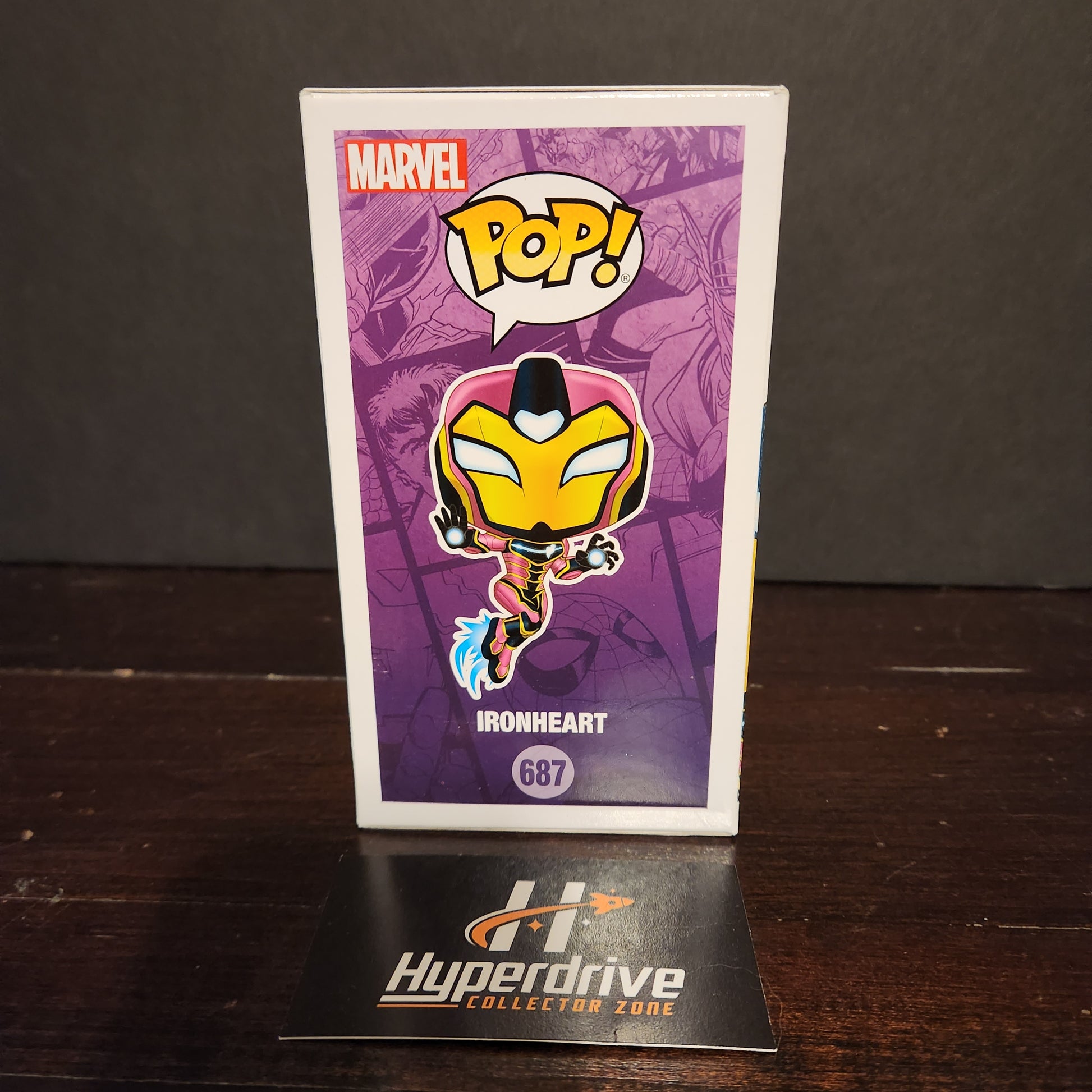 Marvel Ironheart Glow in the Dark CHASE Funko PoP Vinyl Figure #687 Funko