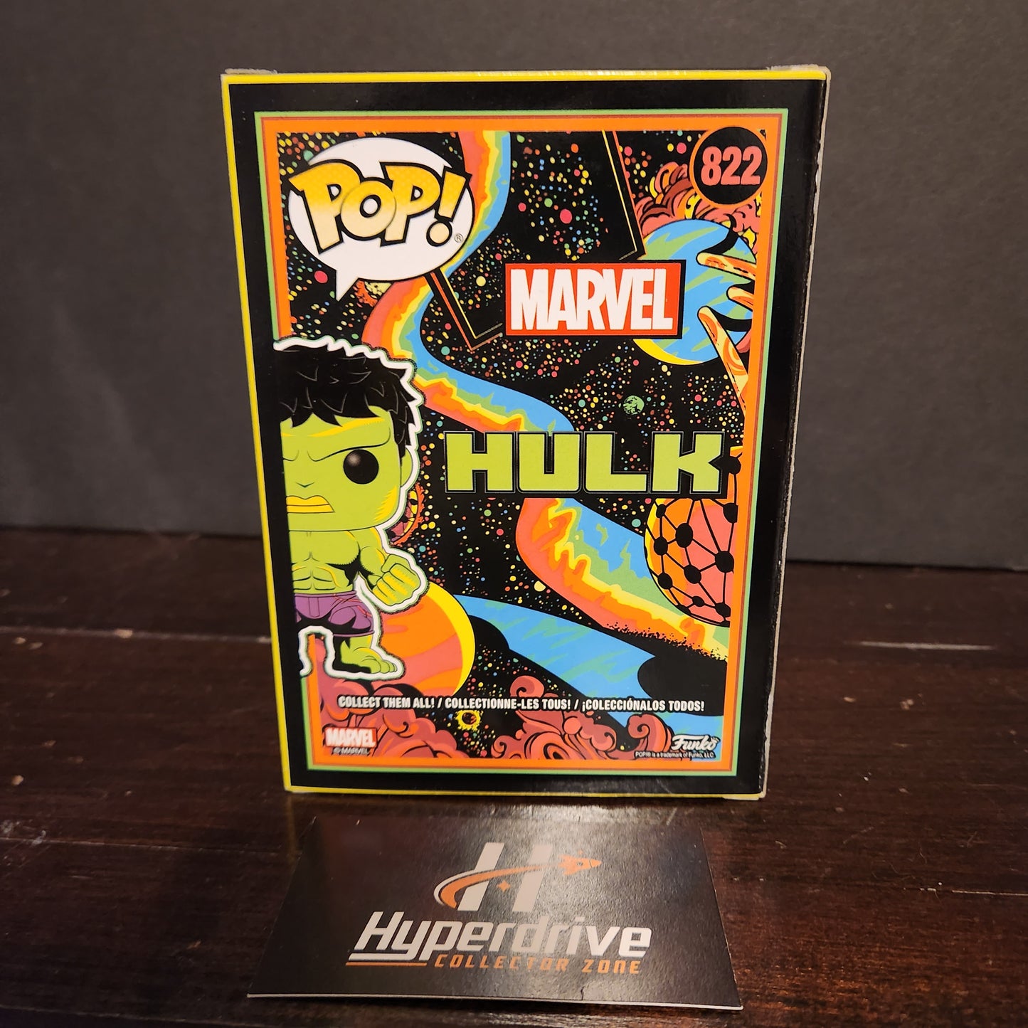 Marvel Hulk Blacklight Funko PoP Vinyl Figure #822 Funko