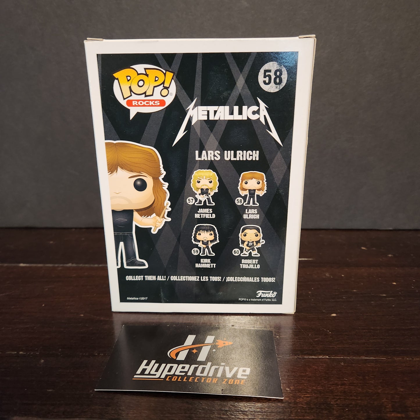 Rocks Metallica Lars Ulrich Funko PoP! Vinyl Figure #58 Funko