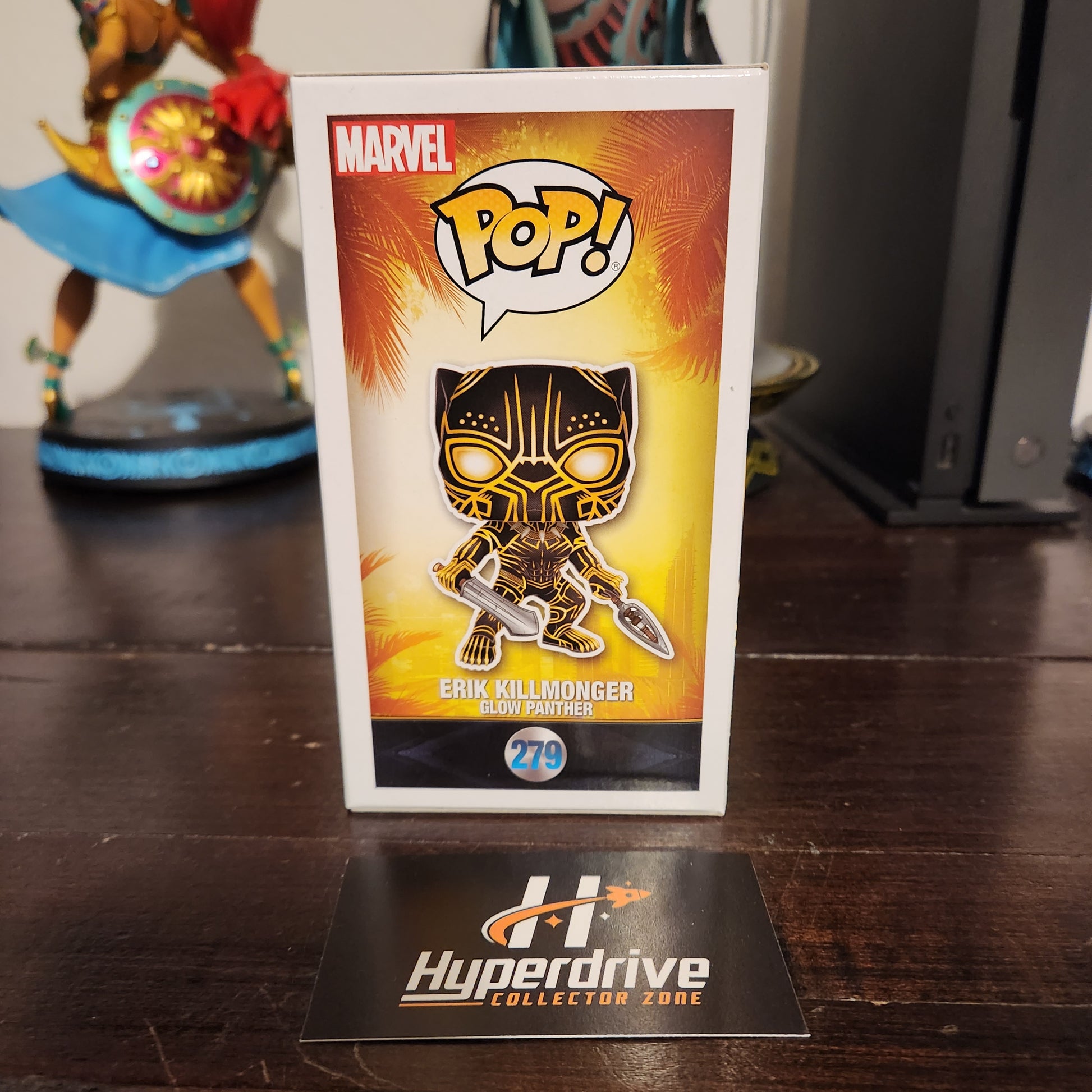 Marvel Black Panther Erik Killmonger Glow in the Dark Funko PoP! Vinyl Figure #279 Exclusive Funko