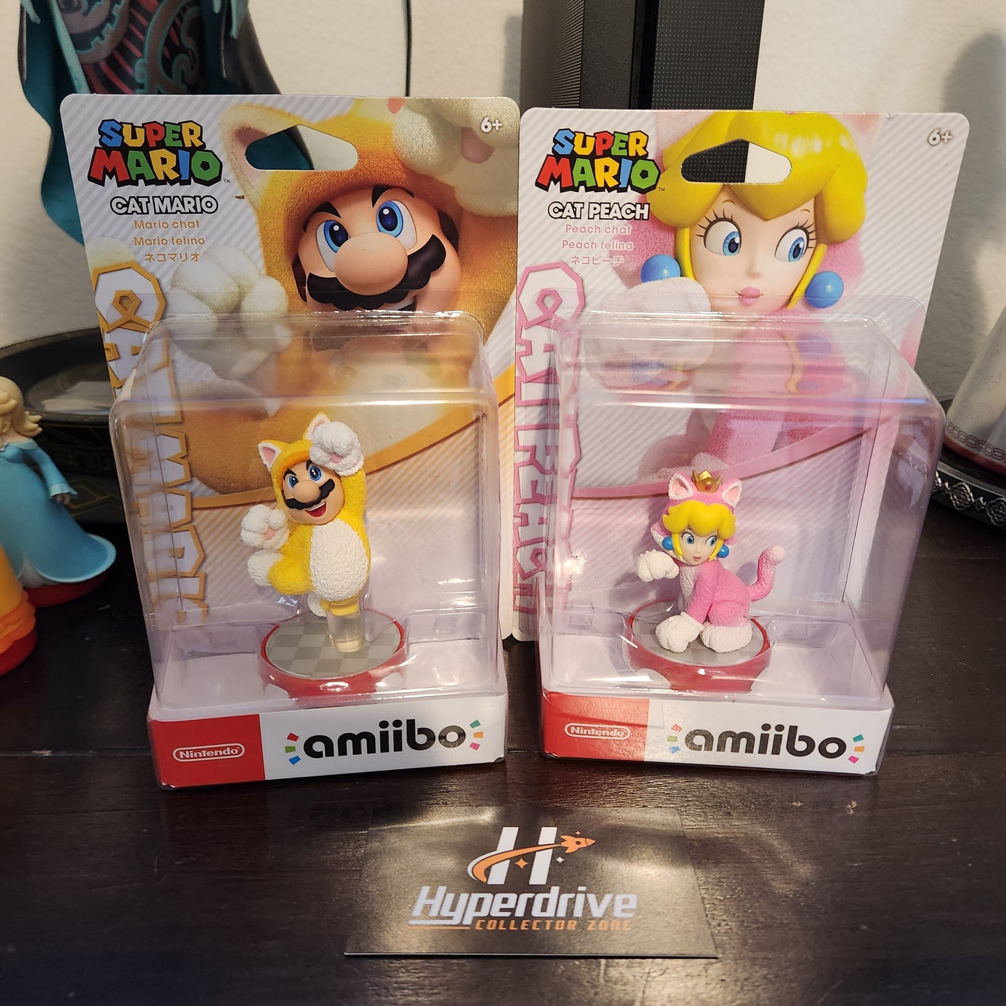 Nintendo Amiibo Super Mario Cat Mario & Cat Peach Nintendo