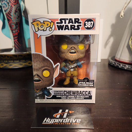 Star Wars Concept Series Chewbacca 2020 Celebration Funko PoP! Vinyl Figure #387 Funko