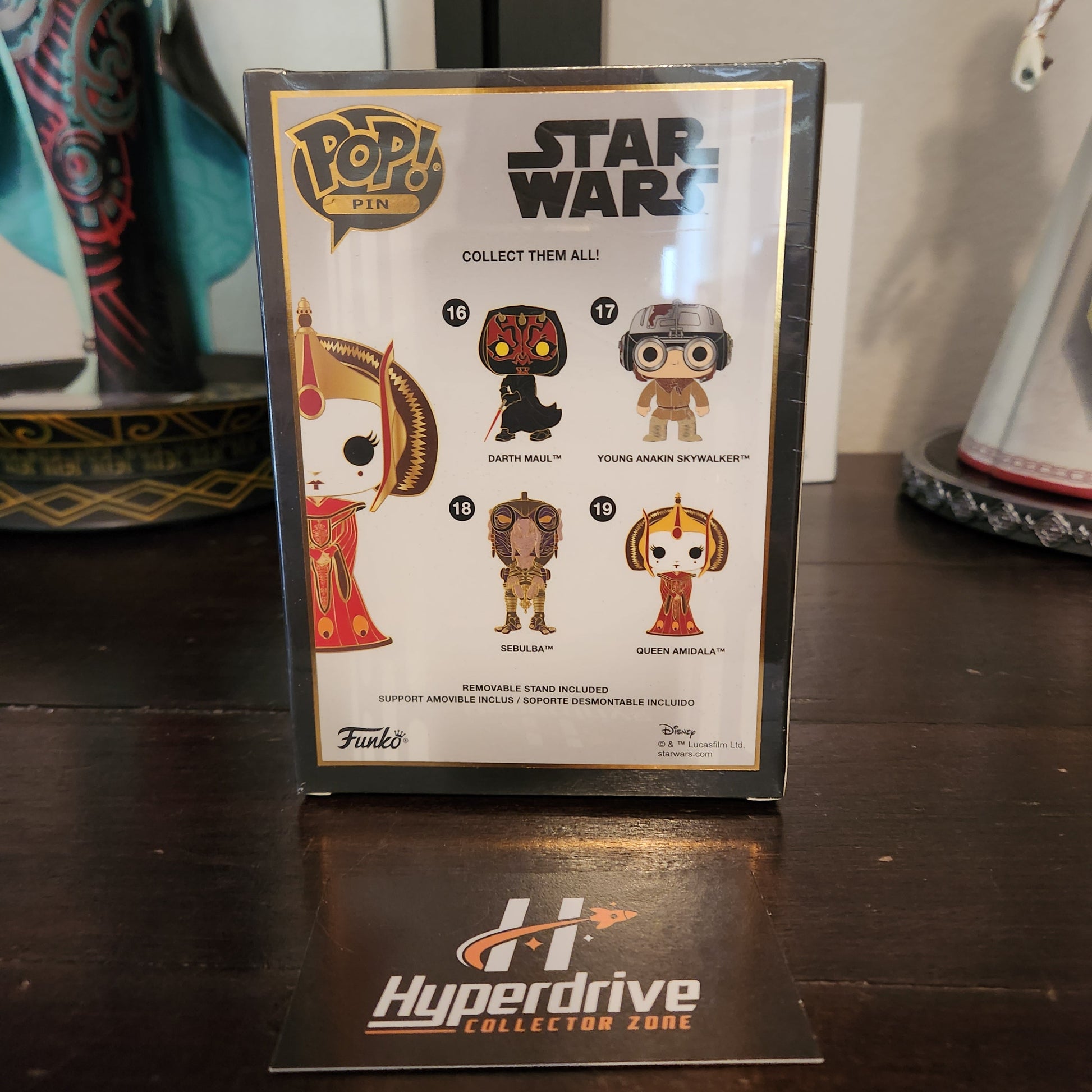 Star Wars Queen Amidala CHASE Funko PoP Pin #19 Funko