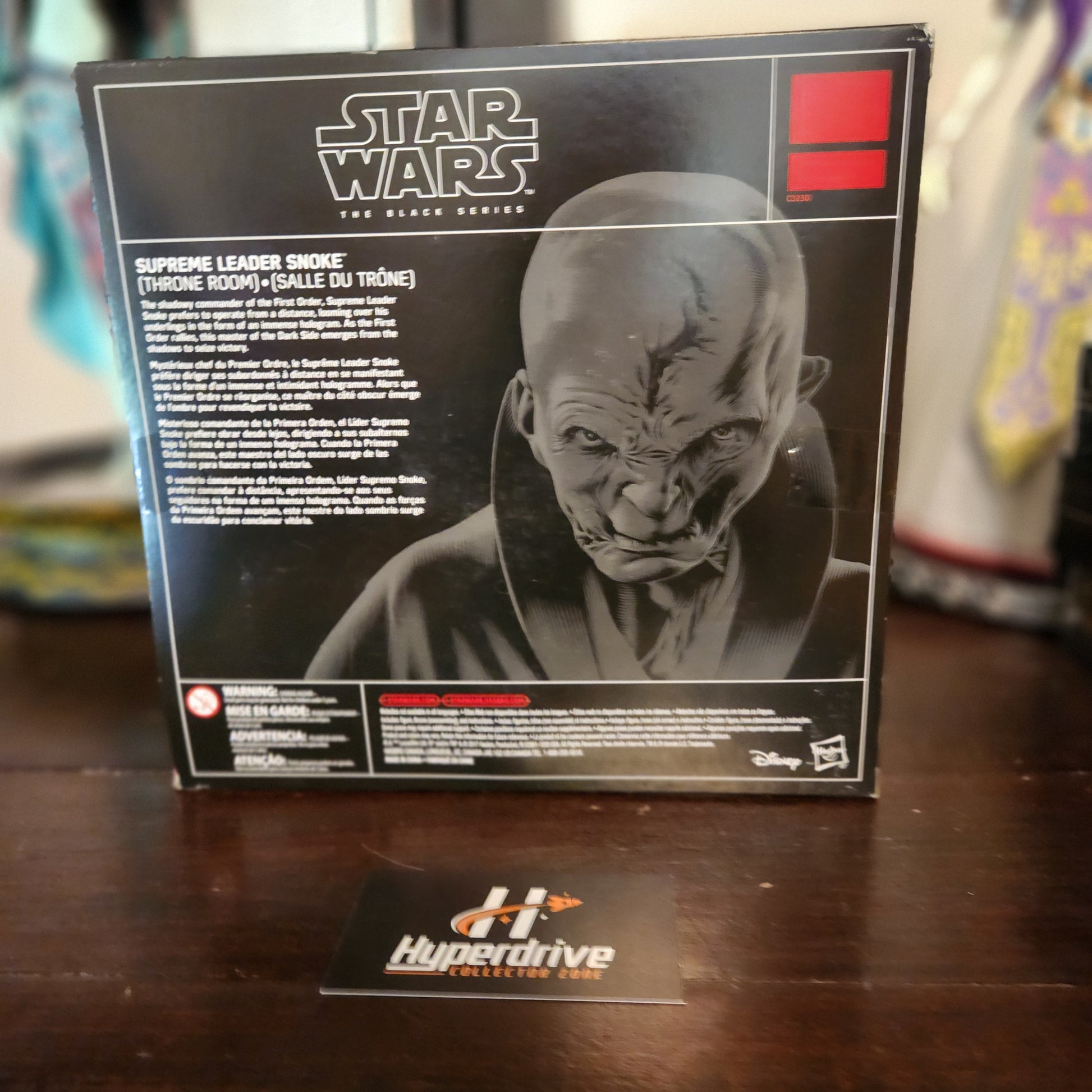 Star Wars The Black Series Supreme Leader Snoke 6-Inch Action Figure (Throne Room) Hasbro
