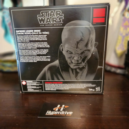 Star Wars The Black Series Supreme Leader Snoke 6-Inch Action Figure (Throne Room) Hasbro