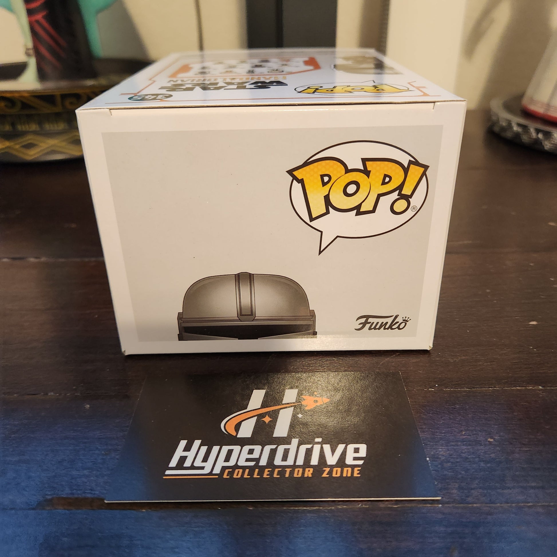 Star Wars The Mandalorian Chrome Funko PoP Vinyl Figure #345 Exclusive Funko