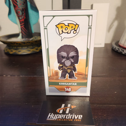 Star Wars The Mandalorian Krrsantan Flocked Funko PoP Vinyl Figure #548 Exclusive Funko