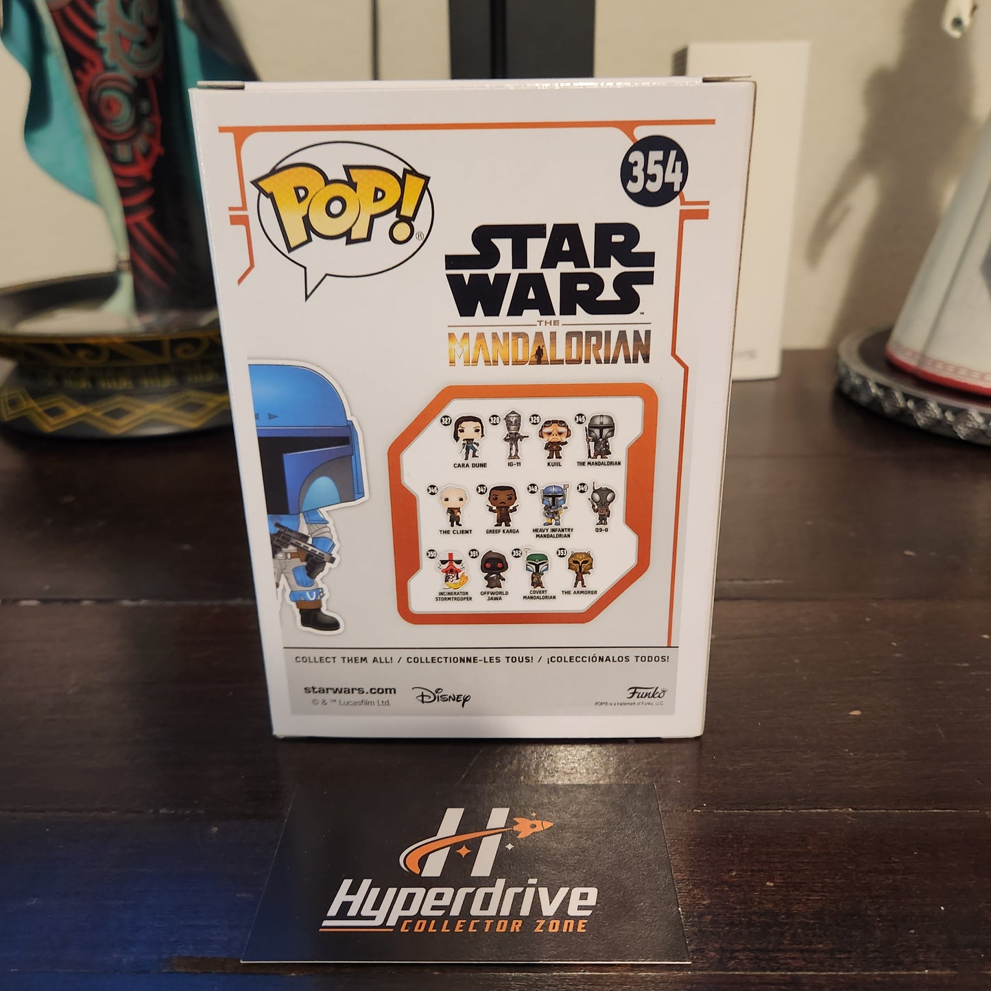 Star Wars Death Watch Mandalorian (Two Stripes) Funko PoP Vinyl Figure #354 Exclusive Funko