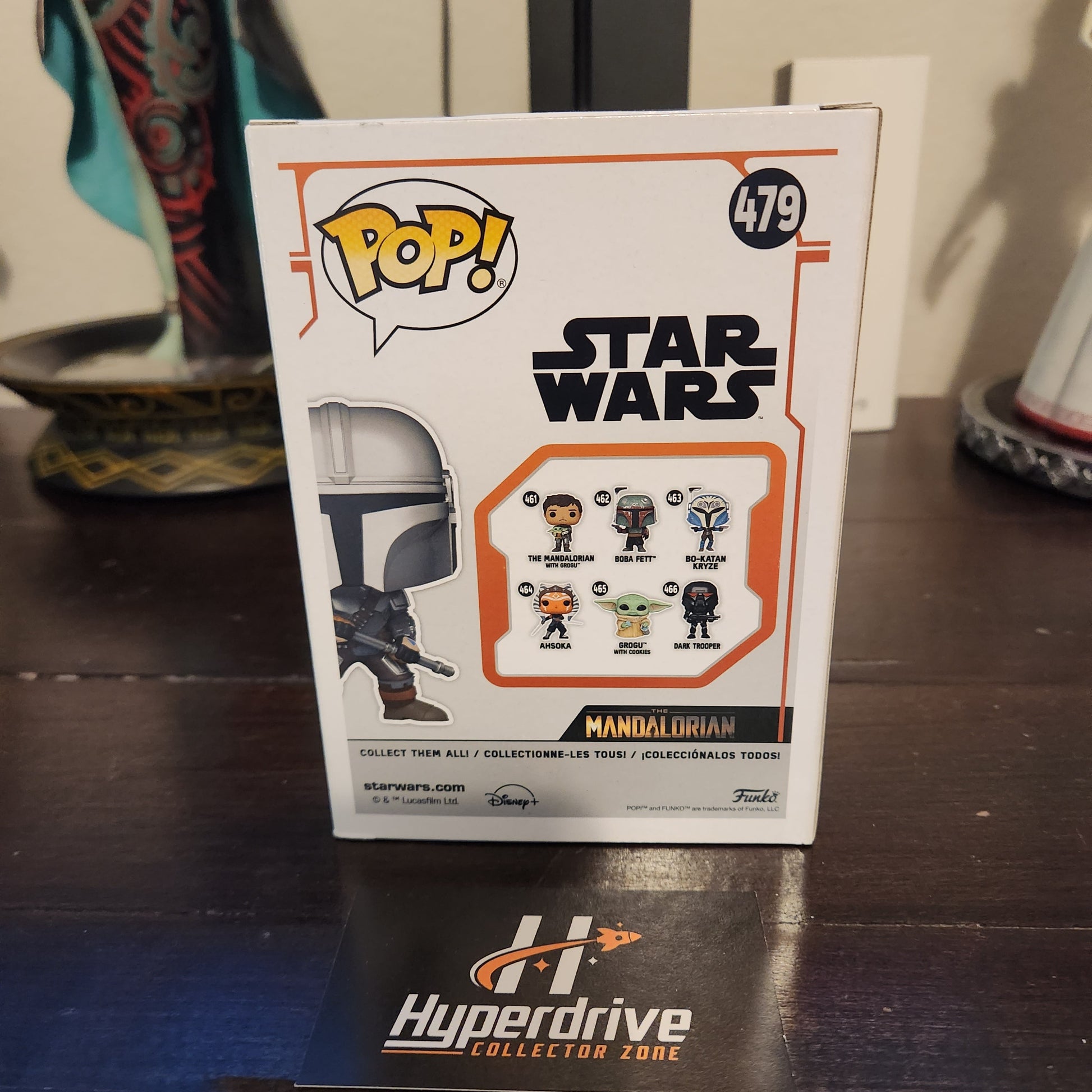 Star Wars The Mandalorian w/ Beskar Staff Funko PoP Vinyl Figure #479 Exclusive Funko