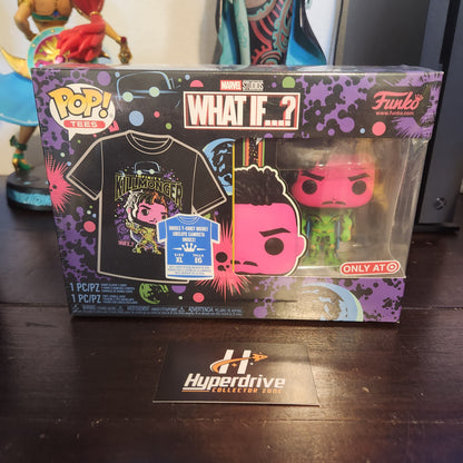 Marvel What If...? Blacklight Killmonger Funko PoP & Tee - Size XL Funko