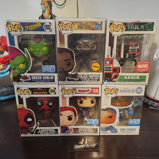 Marvel Funko Pop Lot of 6- CHASE! EXCLUSIVES! Funko