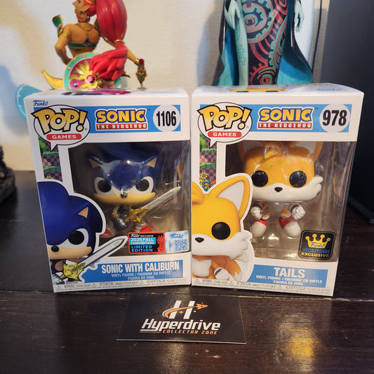 Sonic the Hedgehog Funko Pop Exclusive Bundle of 2 Funko
