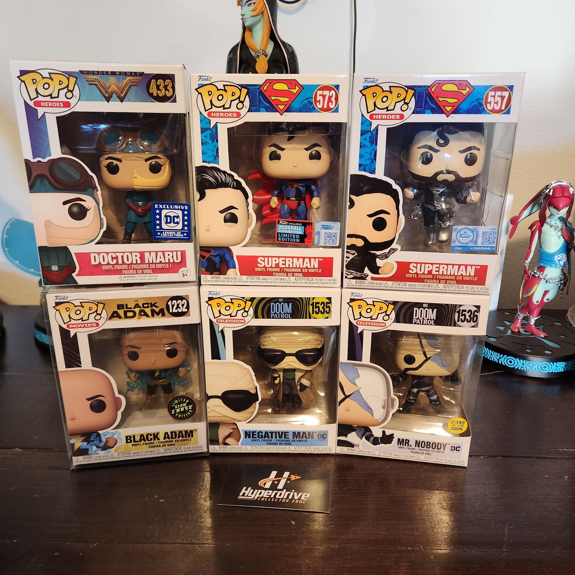 DC Comics Funko Pop Bundle of 6 Funko