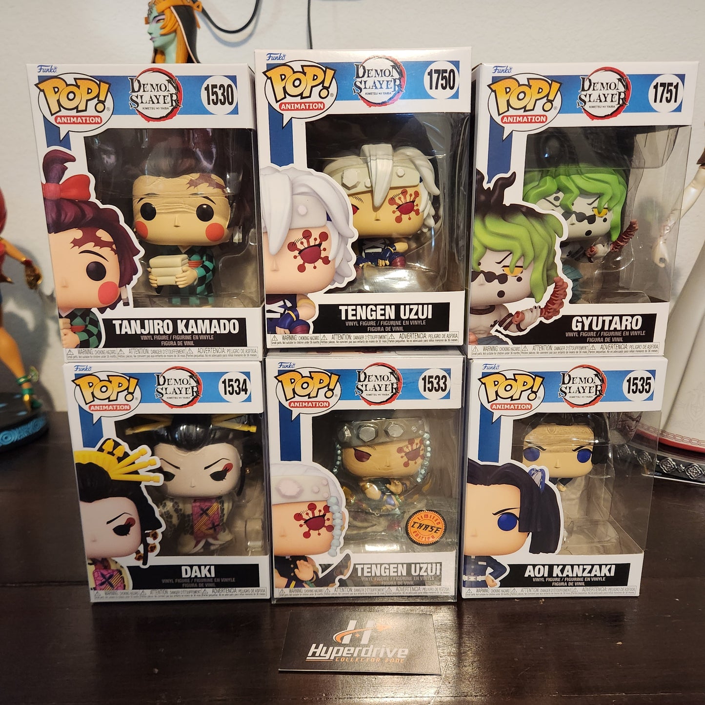 Demon Slayer Funko PoP CHASE Bundle of 6 Funko