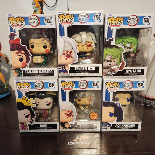 Demon Slayer Funko PoP CHASE Bundle of 6 Funko