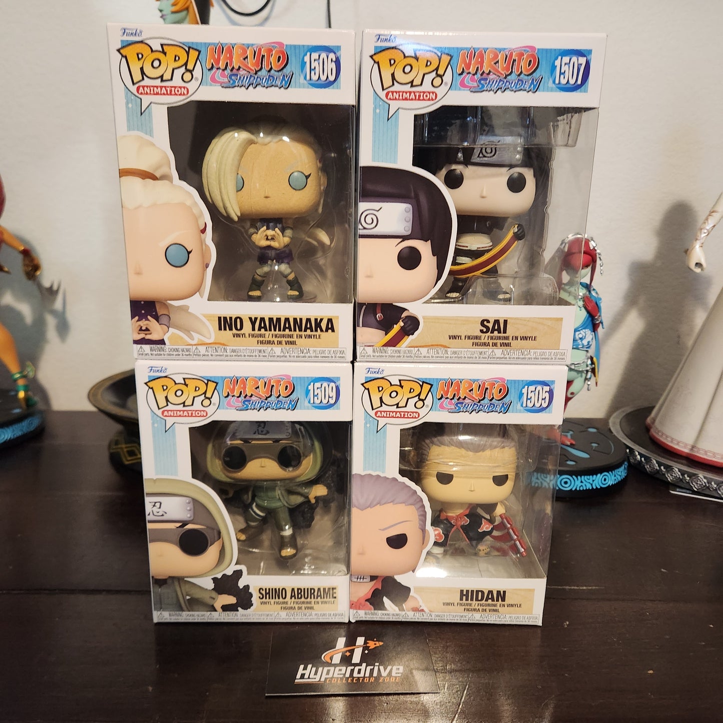 Naruto: Shippuden Funko PoP Bundle of 4 Funko