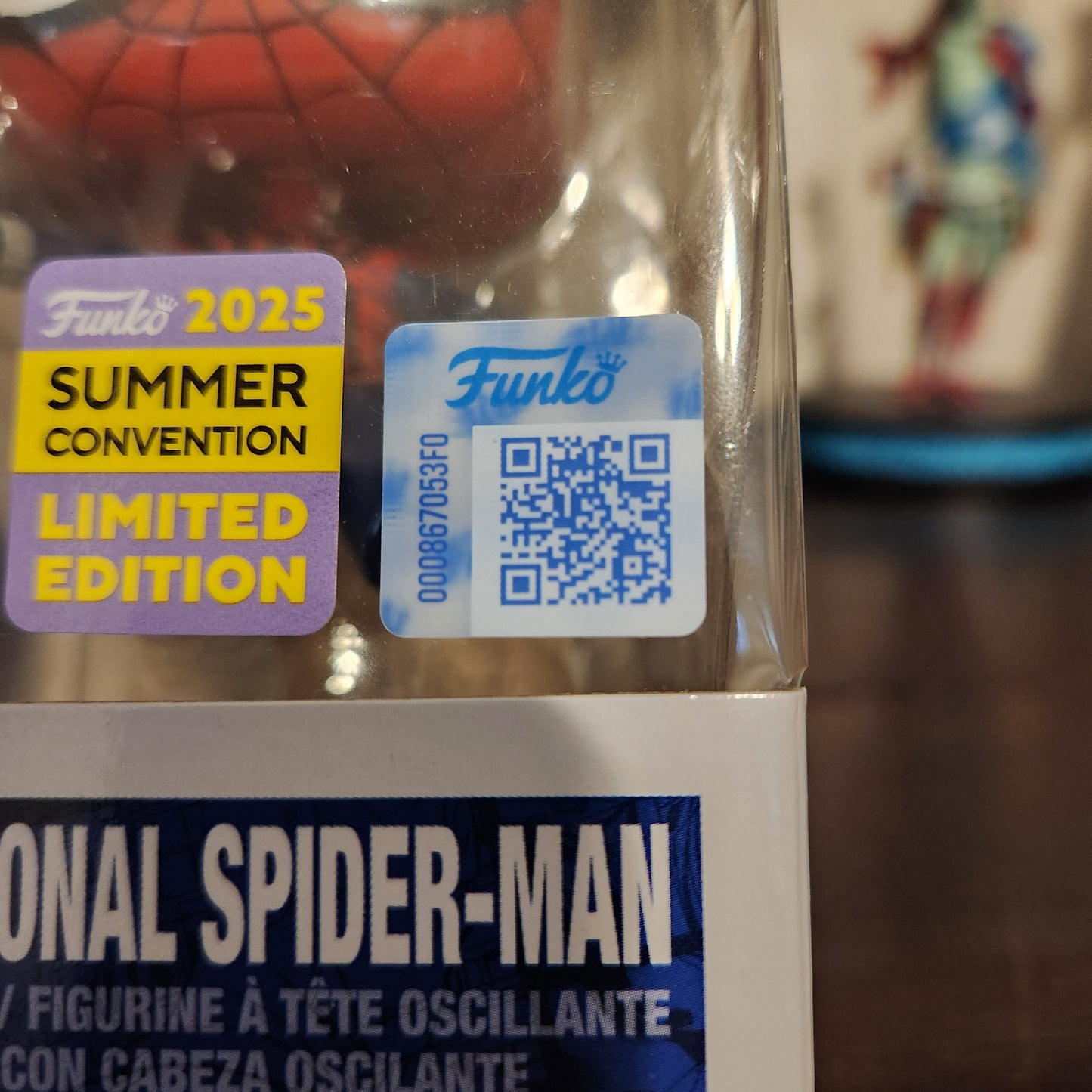Marvel Sensational Spider-Man Funko Pop! Vinyl Figure #1507- 2025 Summer Convention Exclusive Funko